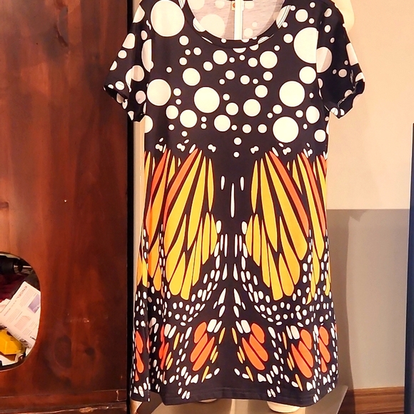 None Other - GIRLS MONARCH BUTTERFLY DRESS. SIZE 4T-5T